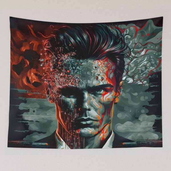 Item preview, American psycho artwork designed and sold by Cr-AI-tive.