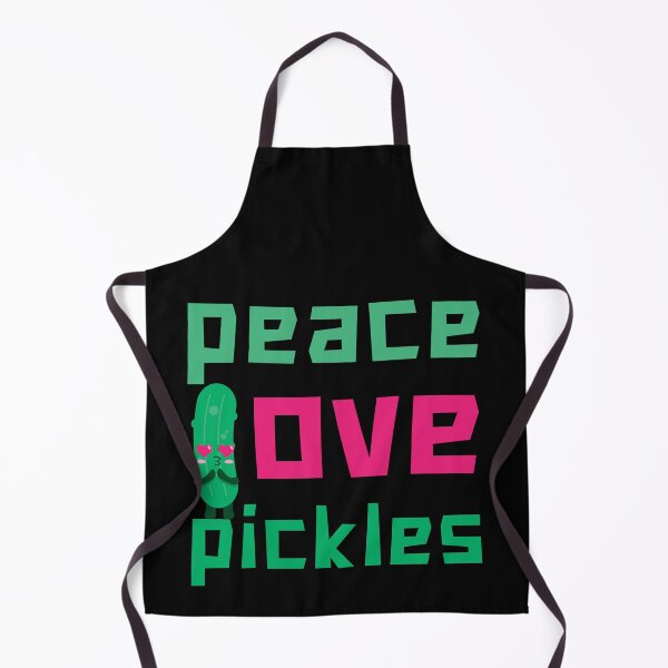 Item preview, Peace Love Pickles: Colorful, Funny, and Delicious for Pickle Lovers! designed and sold by Drzamag.