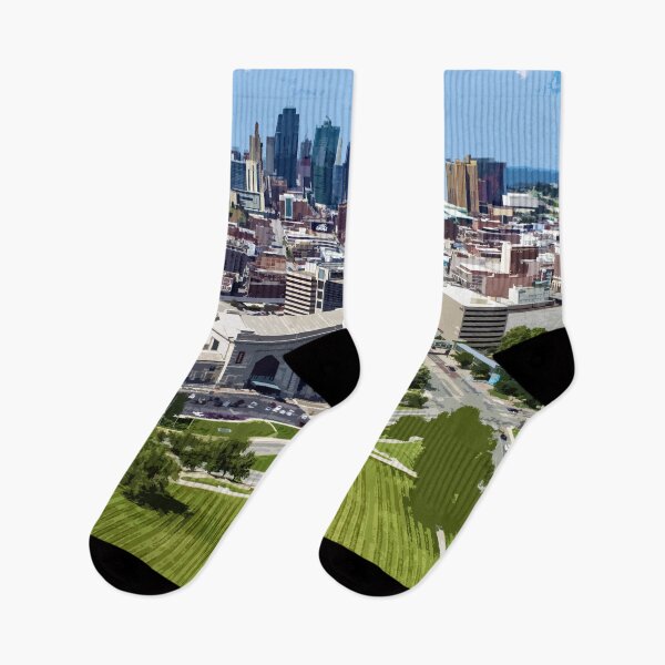 Item preview, Kansas City, Missouri, USA, Travel Print designed and sold by summattodraw.