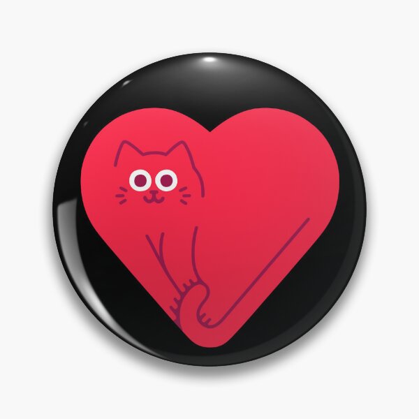 Item preview, Cute Cat Heart designed and sold by obinsun.