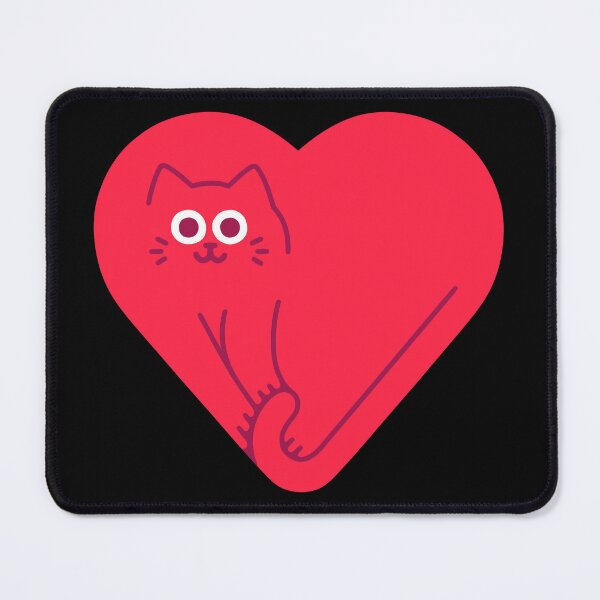 Item preview, Cute Cat Heart designed and sold by obinsun.