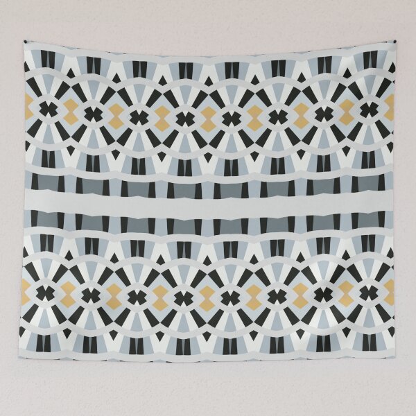 Item preview,  Dopamine Decor by Jenny Meehan Grey Yellow 6 designed and sold by Jenny Meehan Art Prints and Patterns  .