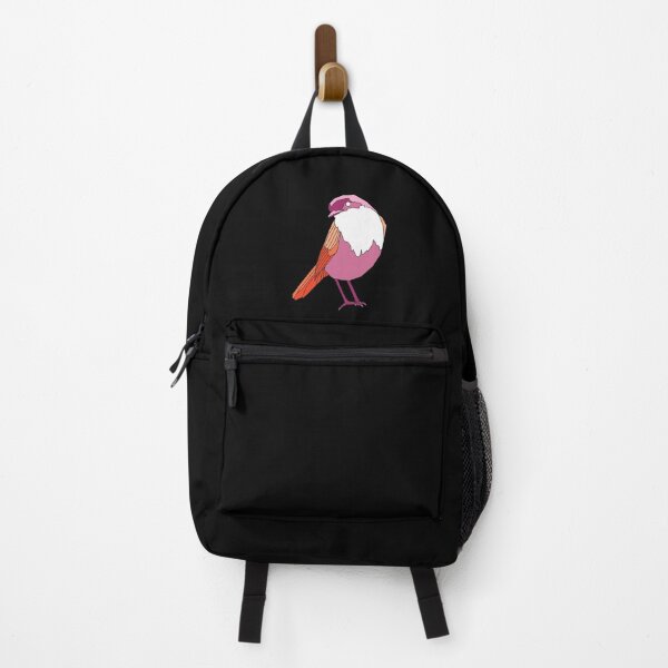Item preview, Pride bird: Lesbian flag robin designed and sold by Kleze.