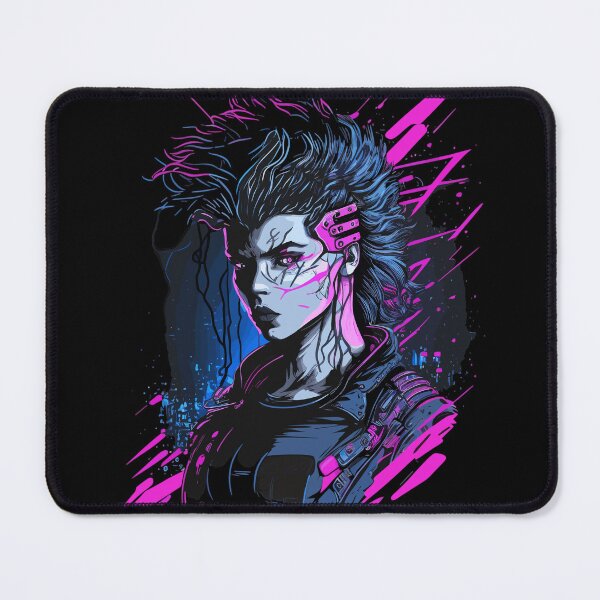 Item preview, Dark 80's style cyberpunk woman designed and sold by Elias Kamstra.