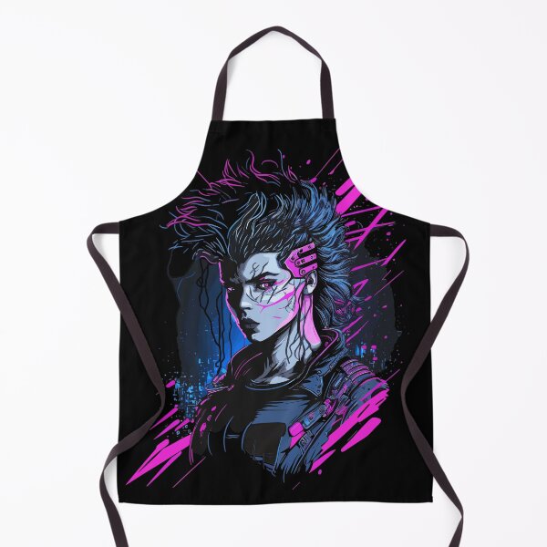 Item preview, Dark 80's style cyberpunk woman designed and sold by Elias Kamstra.