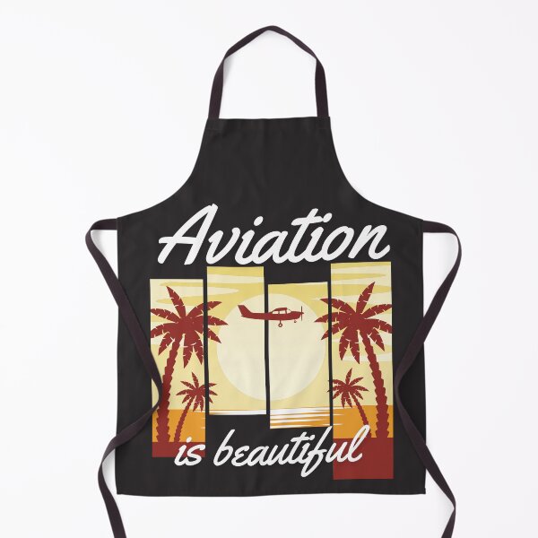 Item preview, Aviation is beautiful retro sunset airplane aircraft for pilots, flight attendant and aviation geeks designed and sold by AviationArtists.