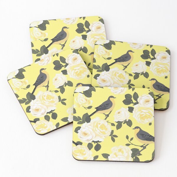Item preview, Goldfinches and Roses designed and sold by Monochrome-Dog.