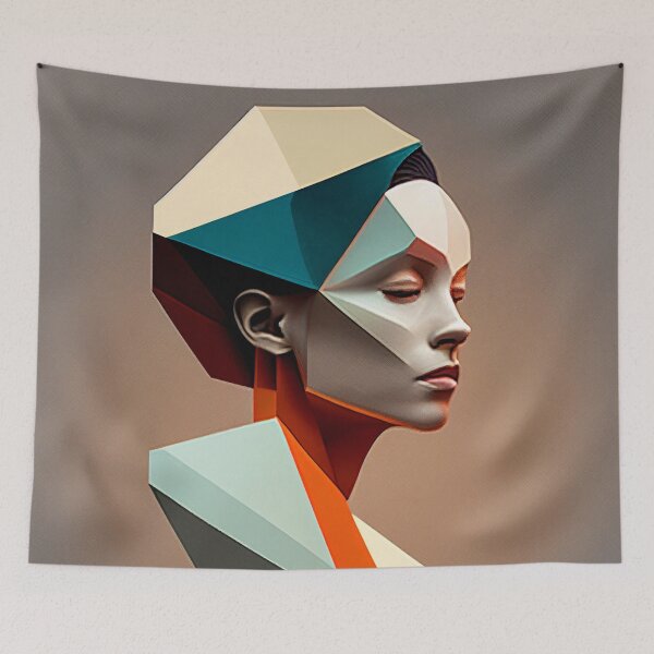 Item preview, Minimalist portrait of a woman designed and sold by G-Pops46.