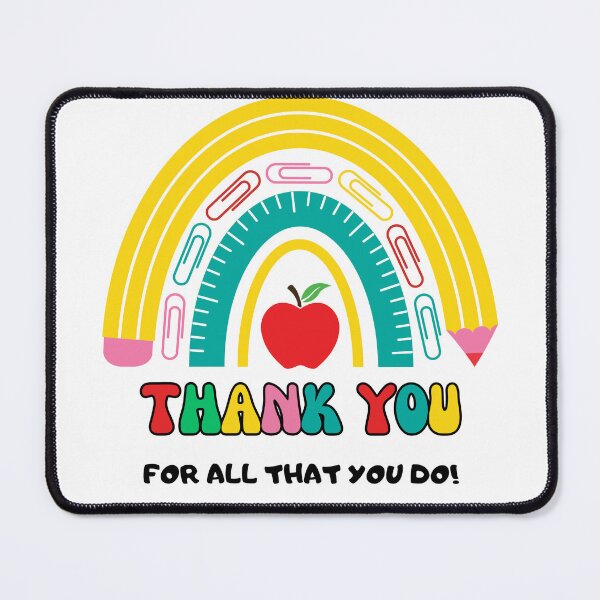 Item preview, Teacher Appreciaton rainbow designed and sold by CREATIVELEANS ⭐️⭐️⭐️⭐️⭐️.