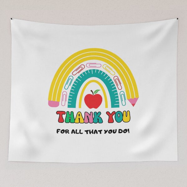 Item preview, Teacher Appreciaton  rainbow designed and sold by CREATIVELEANS ⭐️⭐️⭐️⭐️⭐️.