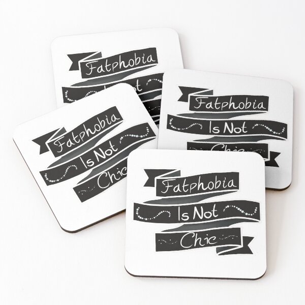 Item preview, Fatphobia is not chic  designed and sold by Psy Shark.