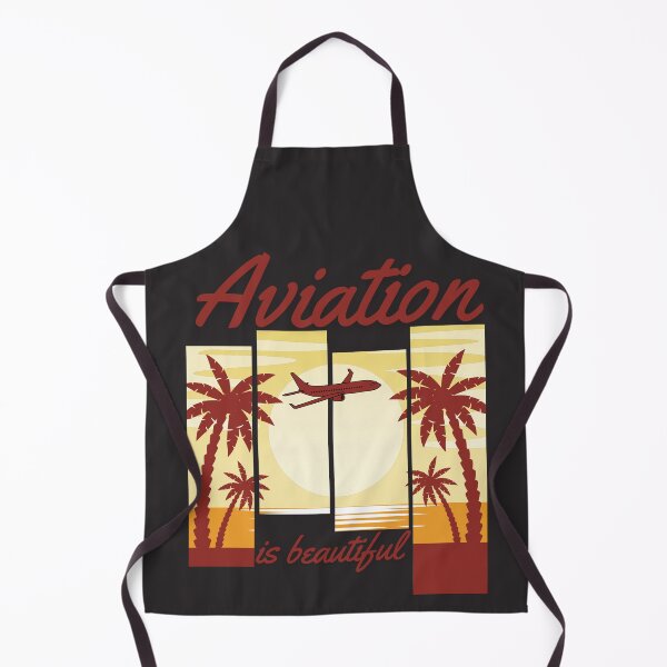 Item preview, Aviation is beautiful retro sunset airplane aircraft for pilots, flight attendant and aviation geeks designed and sold by AviationArtists.