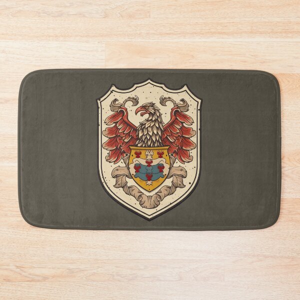 Item preview, "Heraldic Guardian" - Striking Sticker Design with Griffons and Shield designed and sold by Juuskus.