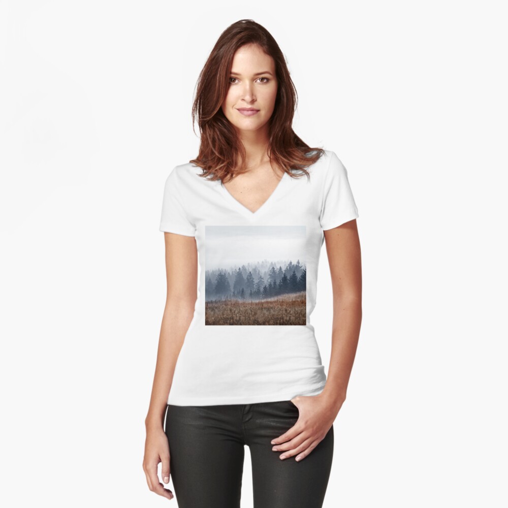 Item preview, Fitted V-Neck T-Shirt designed and sold by tekay.