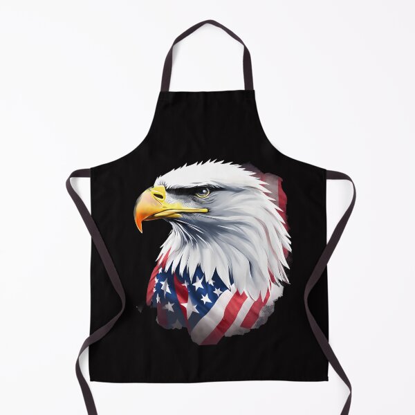 Item preview, 4th of July portrait of an eagle against the background of the flag designed and sold by jkrphoto.