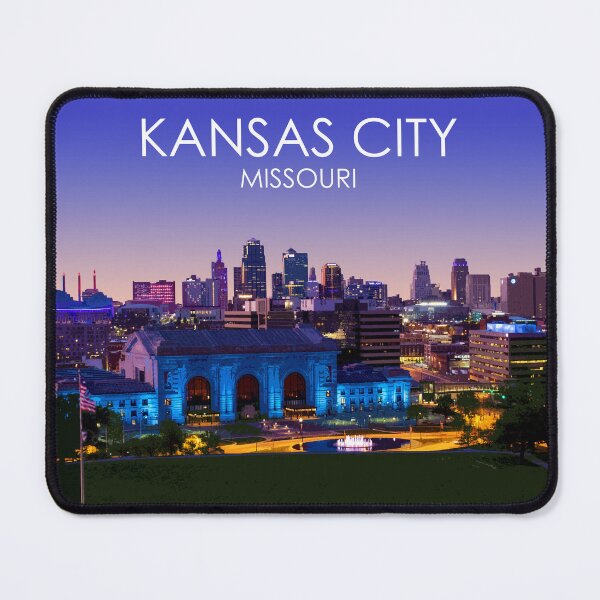 Item preview, Kansas City, Missouri, USA, Travel Print designed and sold by summattodraw.