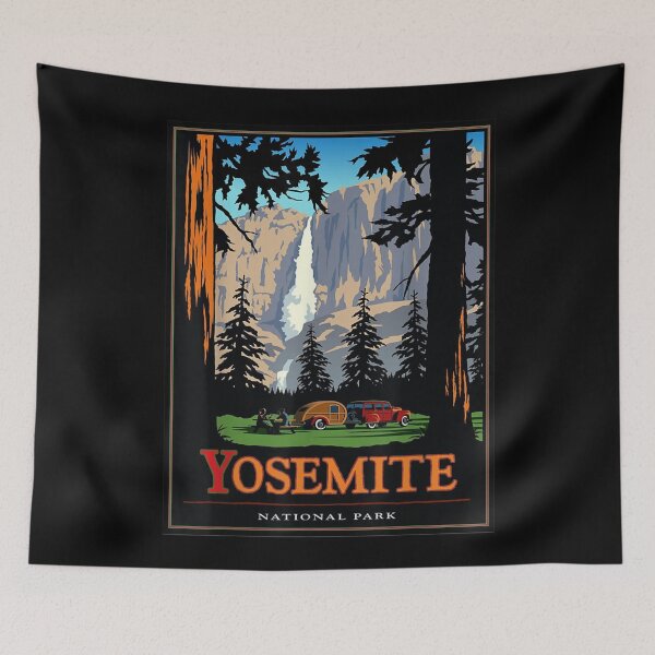 Item preview, Vintage Yosemite National Park designed and sold by retro-vectors.