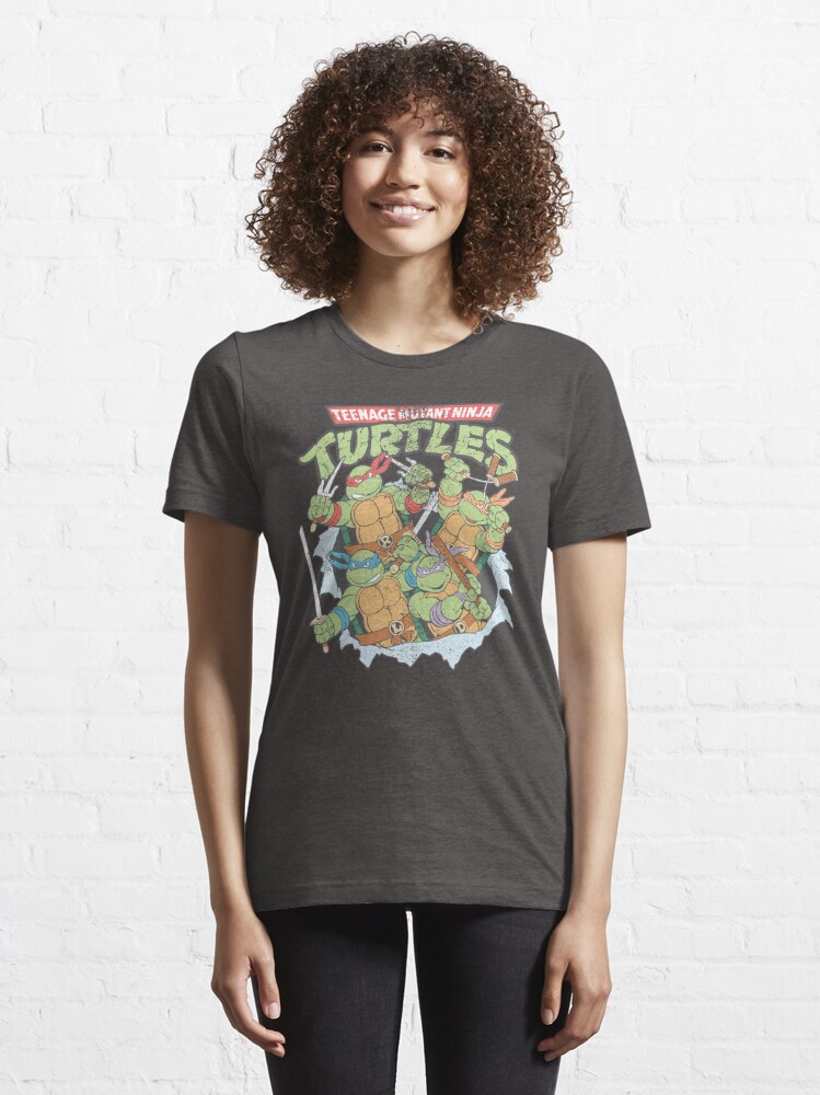 Teenage Mutant Ninja Turtles Bleach Boyfriend Fit Girls T-Shirt