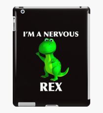 I'm A Nervous Rex Tyrannosaurus Dinosaur Art Dino Art Design Birthday Gift Rex Dino iPad Case/Skin