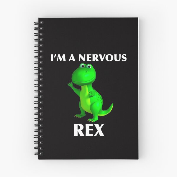 Item preview, I'm A Nervous Rex Tyrannosaurus Dinosaur Art Dino Art Design Birthday Gift Rex Dino  designed and sold by TeesByDesign.