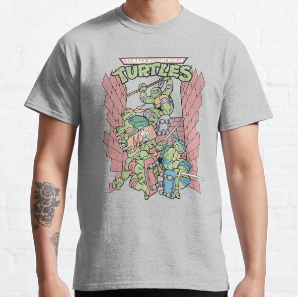 T-shirts Queens Nickelodeon Teenage Mutant Ninja Turtles - Turtle Warrior  Unisex T-Shirt Heather Grey