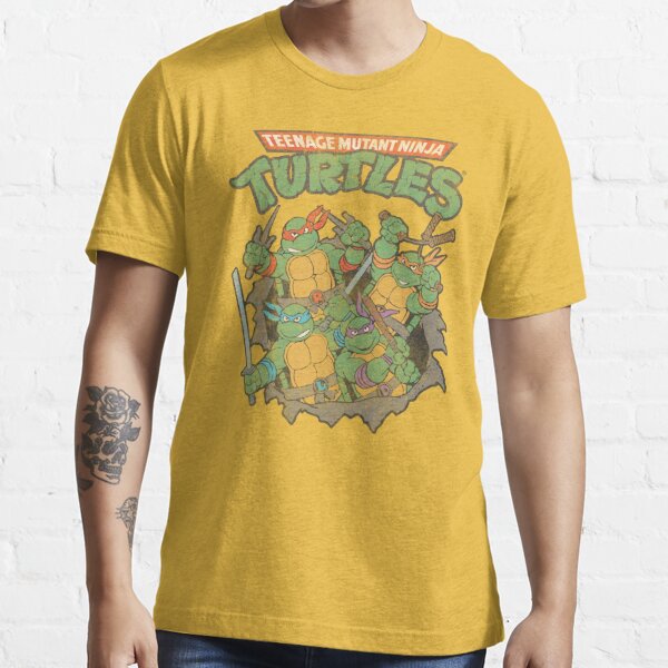 Teenage Mutant Ninja Turtles Retro Sun Group Teenage Mutant Ninja Turtles Active T-Shirt | Redbubble