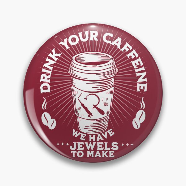 Item preview, Drink your caffeine metalsmith gift jewelry making tools designed and sold by MetalicBabe.