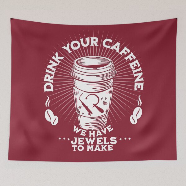 Item preview, Drink your caffeine metalsmith gift jewelry making tools designed and sold by MetalicBabe.