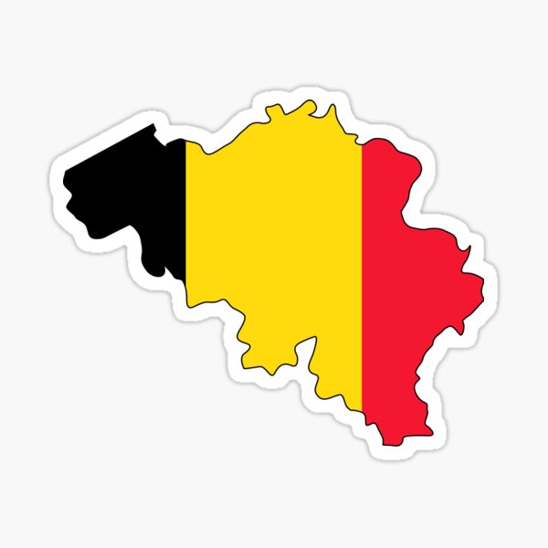 Item preview, Belgium flag and country map designed and sold by trenchiestrader.