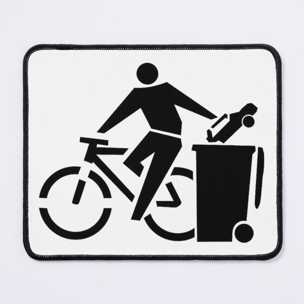 Item preview, trash the cars - bike life designed and sold by ActuallyDawn.