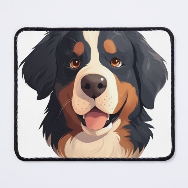 Item preview, bernese mountain dog face designed and sold by OtterComforts.