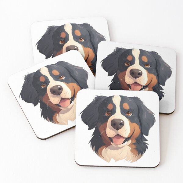 Item preview, bernese mountain dog face designed and sold by OtterComforts.