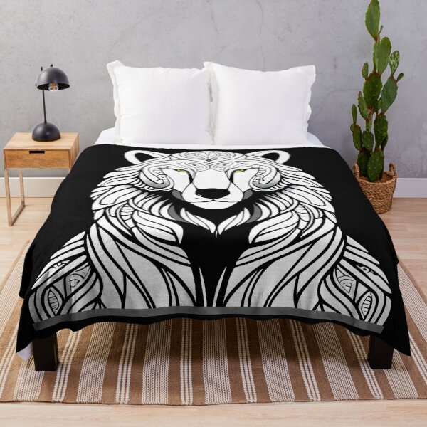 Item preview, DECORATED BEAR WOLF LION COMBINATION designed and sold by mowafak younis.