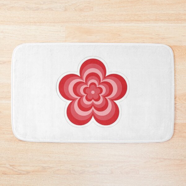 Item preview, Red and pink 70s flower designed and sold by yeehawboyy.