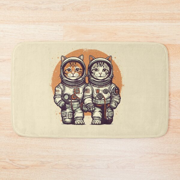 Item preview, Two Astronaut Cats designed and sold by Liededrom..