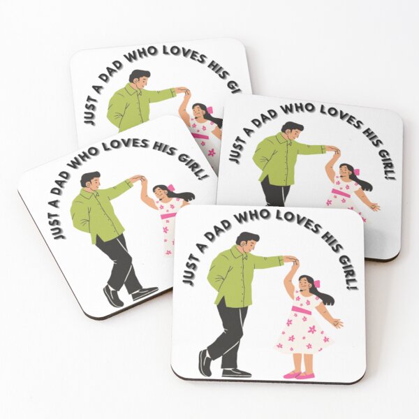 Item preview, Copy of Just A Dad Who Loves His Girl Design 2 designed and sold by aneeeshop.
