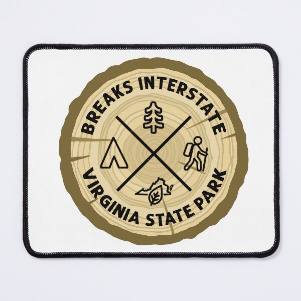 Item preview, Breaks Interstate State Park Virginia Log Slice designed and sold by VanyaKar.