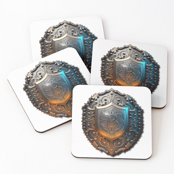 Item preview, AI 3D Bitcoin Shield designed and sold by Ale-Del-Con.