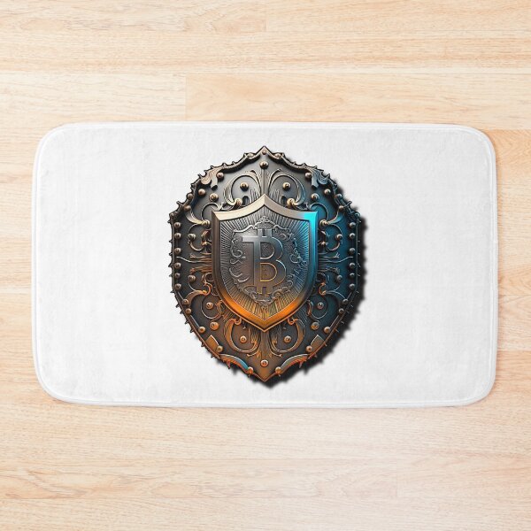 Item preview, AI 3D Bitcoin Shield designed and sold by Ale-Del-Con.