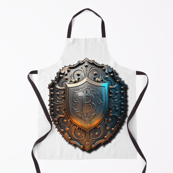 Item preview, AI 3D Bitcoin Shield designed and sold by Ale-Del-Con.