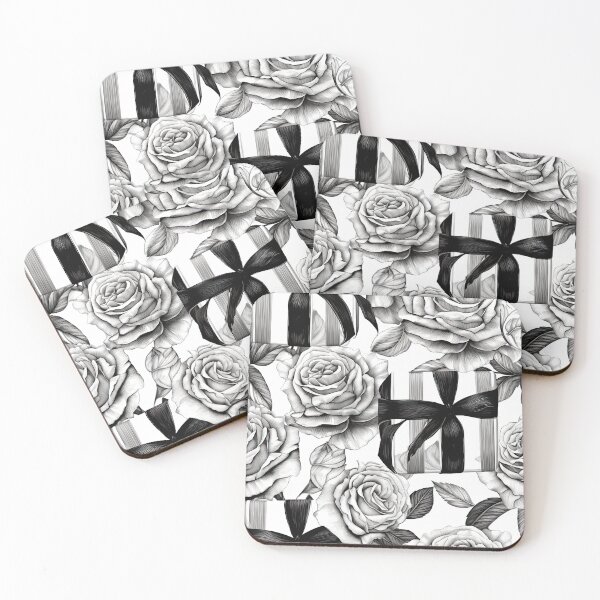 Item preview, Black and White Roses designed and sold by Kybruno's Creations.