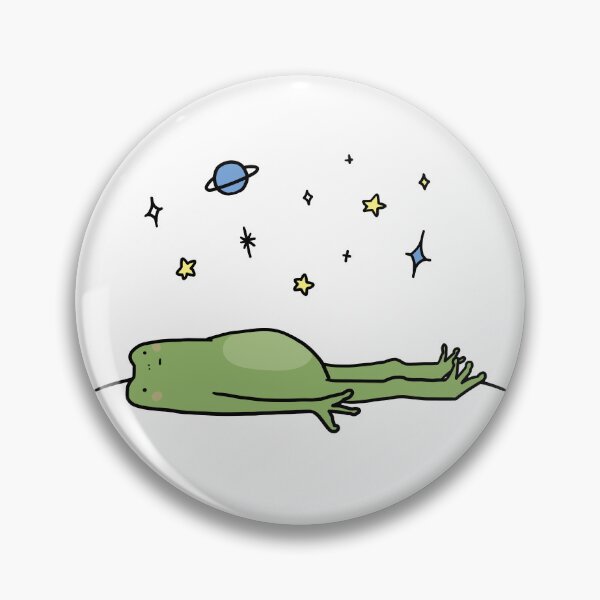 Item preview, Frog under stars designed and sold by Nikamii.
