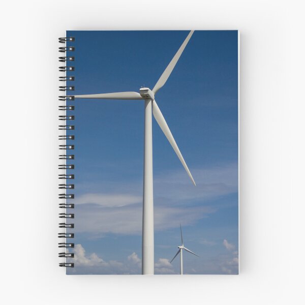 Item preview, Wind turbines on a cloud streaked sky designed and sold by Shizenkai.