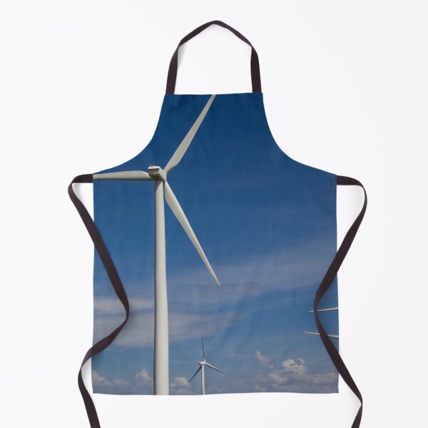 Item preview, Wind turbines on a cloud streaked sky designed and sold by Shizenkai.