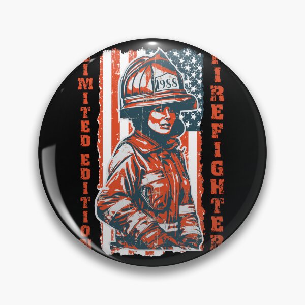 Item preview, Firefighter woman USA flag funny sarcastic quote Limited edition designed and sold by HomeCoquette.