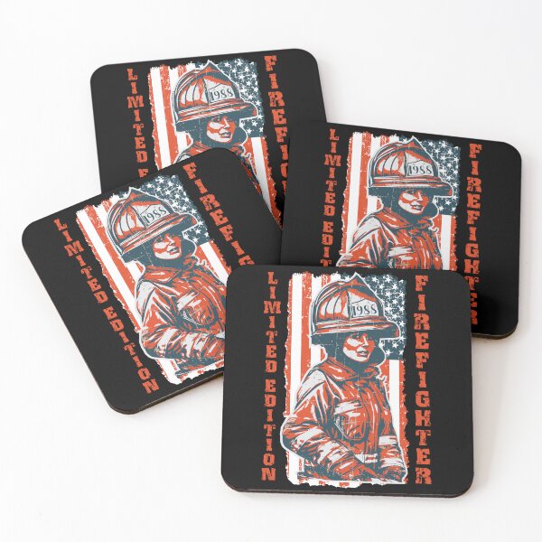 Item preview, Firefighter woman USA flag funny sarcastic quote Limited edition designed and sold by HomeCoquette.