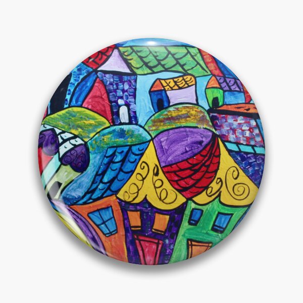 Item preview, Colorful Happy Villages full of Happy Homes  designed and sold by PatriciaReyes.