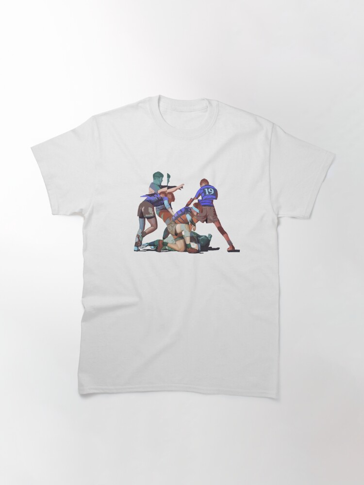 Classic T-Shirt, Rugby Ruck & Roll_sf designed and sold by nexgraff