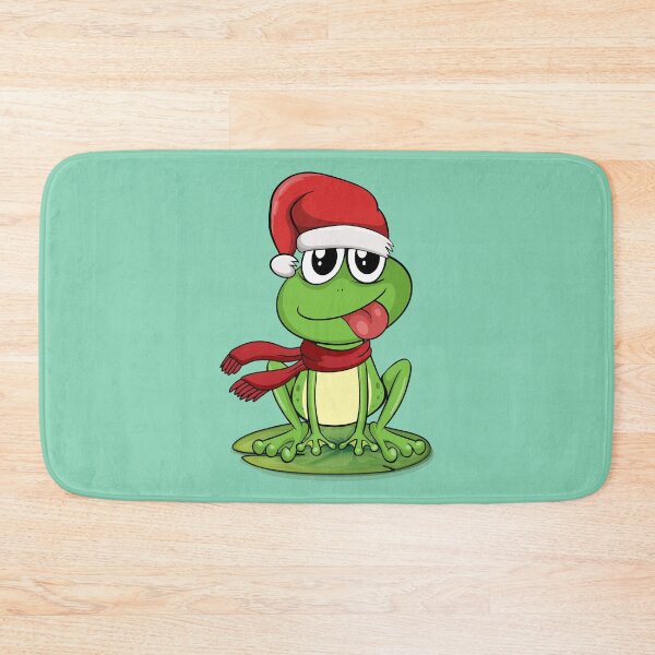 Item preview, Funny kawaii christmas frog designed and sold by Donutlovers.