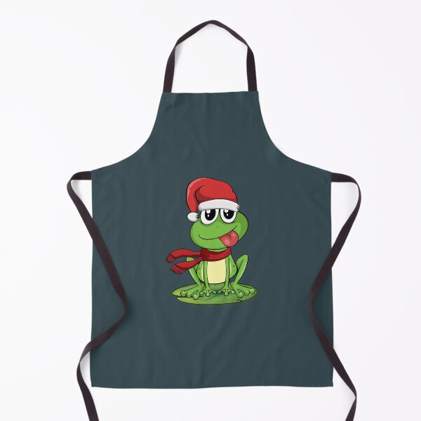 Item preview, Funny kawaii christmas frog designed and sold by Donutlovers.